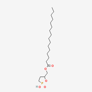 Chemical structure of Palmitoyl 3-carbacyclic Phosphatidic Acid
