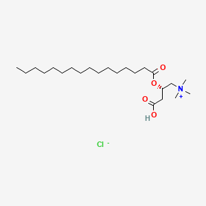 Chemical structure of D-Palmitoylcarnitine chloride