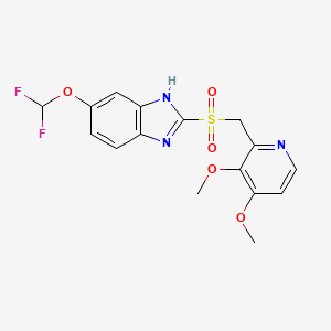 Chemical structure of Pantoprazole sulfone