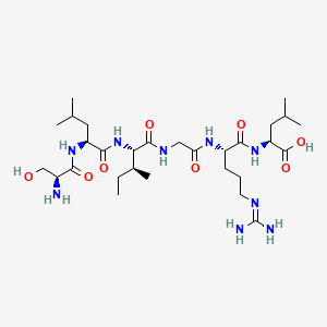 Chemical structure of PAR2 (1-6) (mouse, rat)
