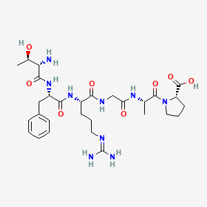 Chemical structure of PAR3 (1-6) (human)