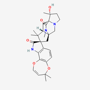 Chemical structure of Paraherquamide