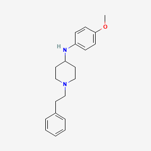 Chemical structure of para-methoxy 4-ANPP