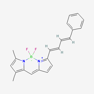 Chemical structure of PBD-BODIPY
