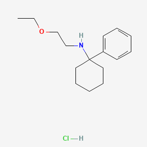 Chemical structure of PCEEA (hydrochloride)