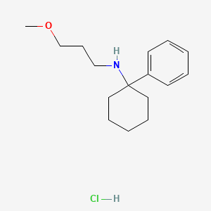Chemical structure of PCMPA (hydrochloride)