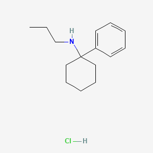 Chemical structure of PCPr (hydrochloride)
