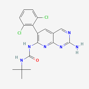 Chemical structure of PD 089828