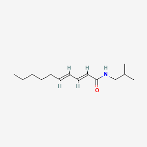 Chemical structure of Pellitorine