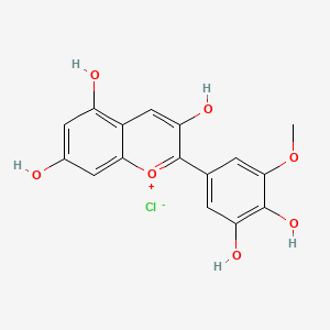 Chemical structure of Petunidin