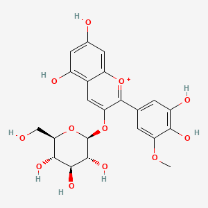 Chemical structure of Petunidin 3-O-glucoside