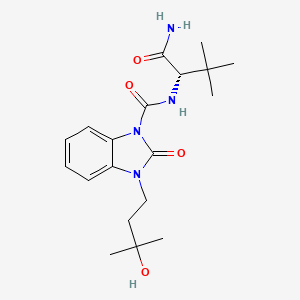 Chemical structure of PF-03550096