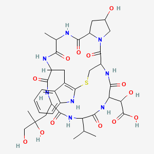Chemical structure of Phallacidin