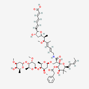 Chemical structure of Phenelfamycin E