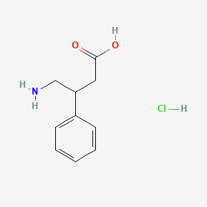 Chemical structure of Phenibut (hydrochloride)