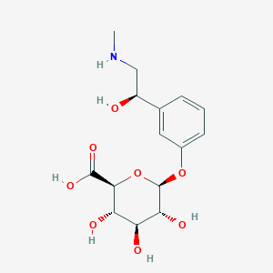 Chemical structure of Phenylephrine Glucuronide