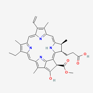 Chemical structure of Pheophorbide a
