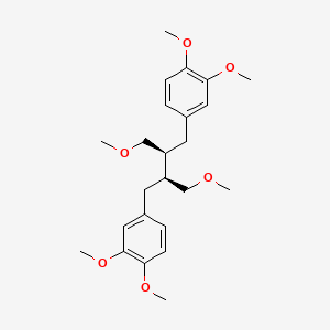 Chemical structure of Phyllanthin