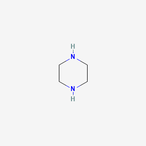 Chemical structure of Piperazine
