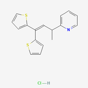 Chemical structure of Piperidylthiambutene (hydrochloride)