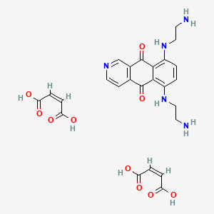 Chemical structure of Pixantrone (maleate)