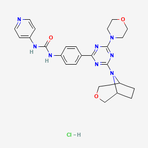 Chemical structure of PKI-179 hydrochloride