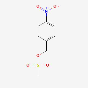 Chemical structure of p-Nitrobenzyl mesylate