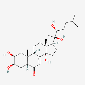 Chemical structure of Ponasterone A