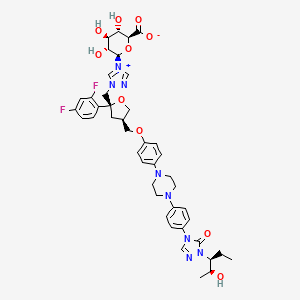 Chemical structure of Posaconazole D-Glucuronide