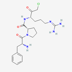 Chemical structure of PPACK