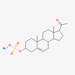 Chemical structure of Pregnenolone Sulfate Sodium