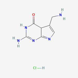 Chemical structure of preQ1 (hydrochloride)