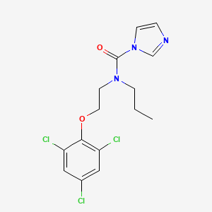 Chemical structure of Prochloraz