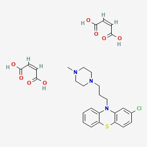 Chemical structure of Prochlorperazine Maleate