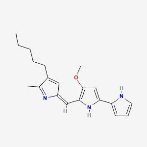 Chemical structure of Prodigiosin