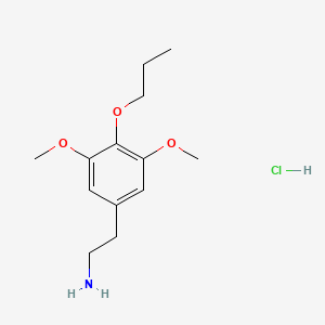 Chemical structure of Proscaline (hydrochloride)