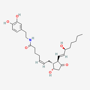 Chemical structure of Prostaglandin D2 Dopamine