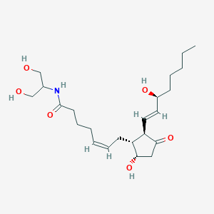 Chemical structure of PGD2-dihydroxypropanylamine