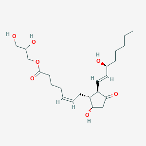Chemical structure of 2-glyceryl-PGD2