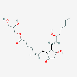 Chemical structure of 1(3)-glyceryl-PGE2