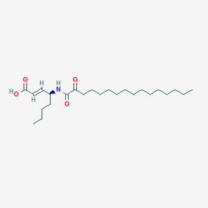 Chemical structure of Prostaglandin F2α diethyl amide