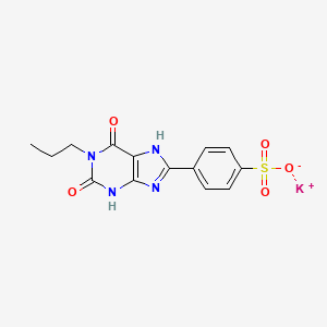 Chemical structure of PSB-1115 (potassium salt)