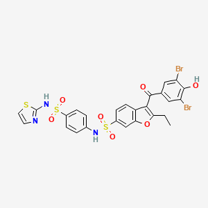 Chemical structure of PTP1B Inhibitor