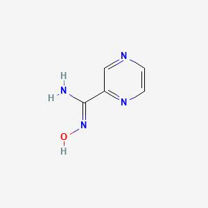 Chemical structure of Pyrazine-2-amidoxime