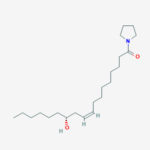 Chemical structure of Pyrrolidine Ricinoleamide