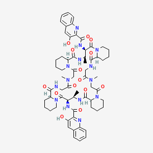 Chemical structure of Quinaldopeptin