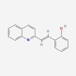 Chemical structure of Quininib