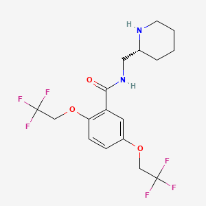 Chemical structure of R-(-)-Flecainide