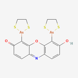 Chemical structure of ReAsH-EDT2