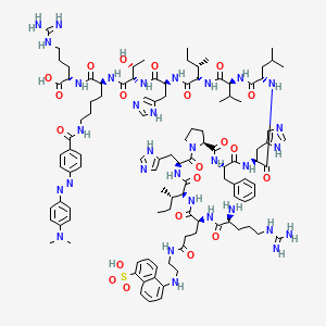 Chemical structure of Renin Fluorogenic Substrate
